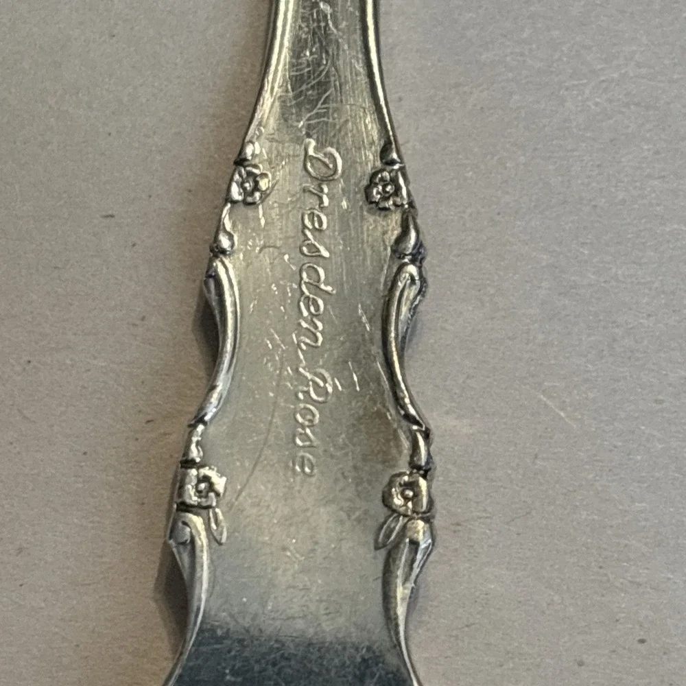 Reed & Barton DRESDEN ROSE Silverplate 1953‎ Silverware Dresden Spoon
